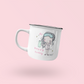 Be Happy Today - Emaille-Tasse