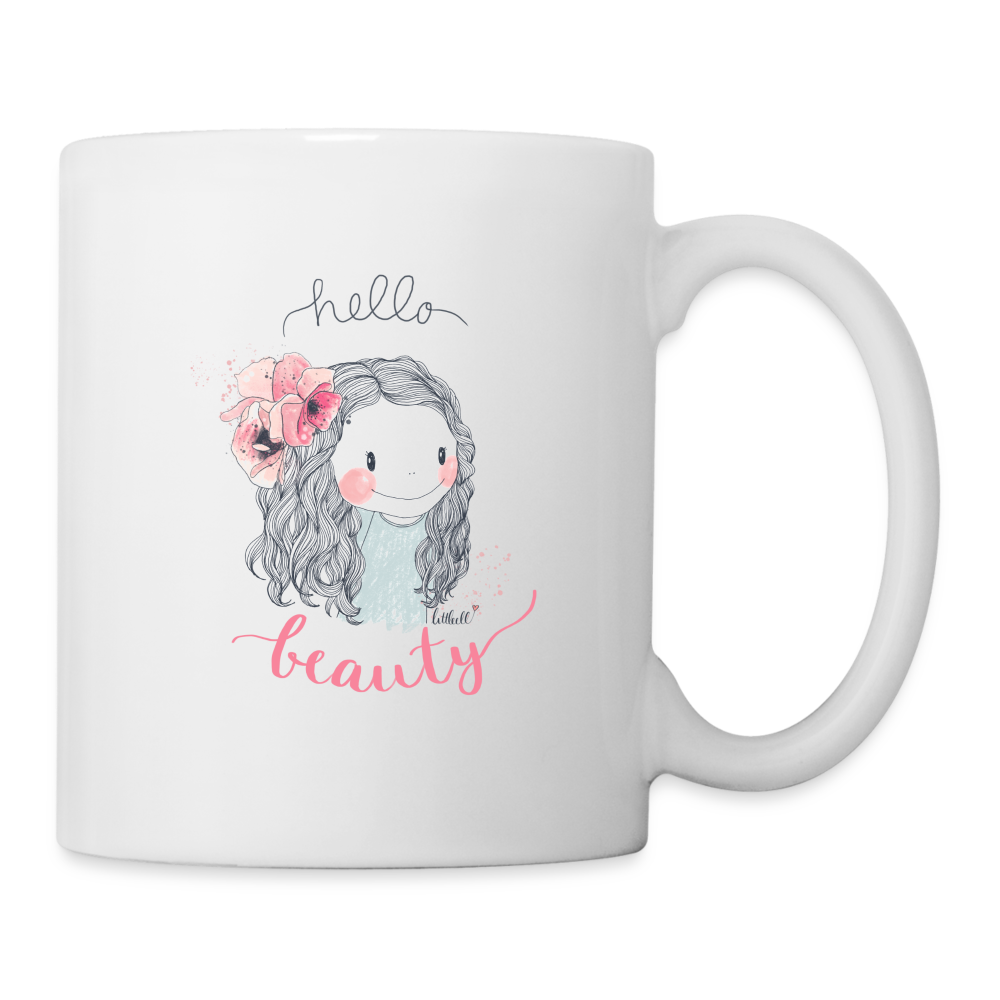 Hello Beauty - Tasse - weiß