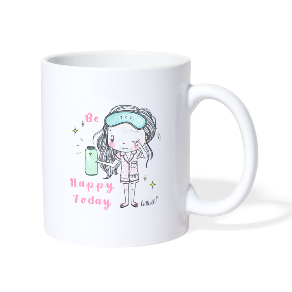 Be Happy Today - Tasse - weiß