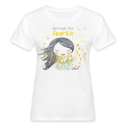 Spread the Sparkle - Frauen Bio-T-Shirt - weiß