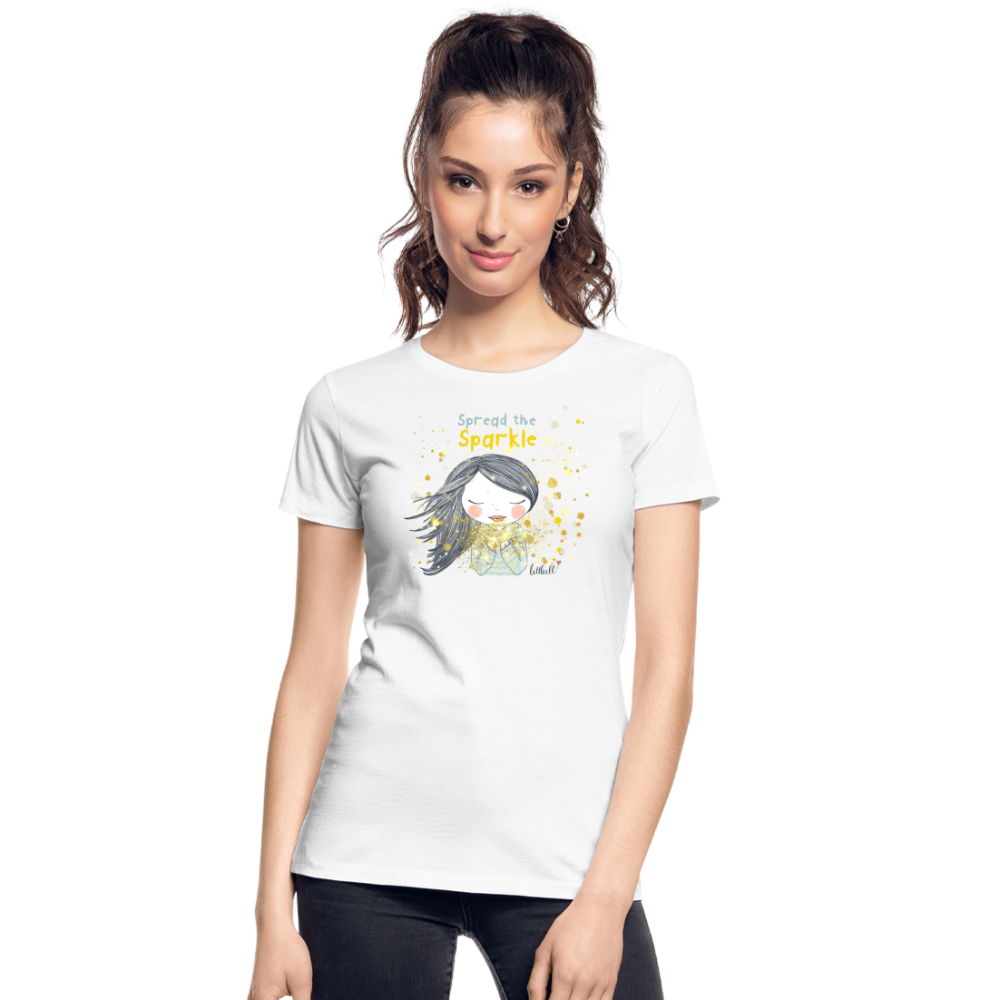 Spread the Sparkle - Frauen Premium Bio T-Shirt - weiß