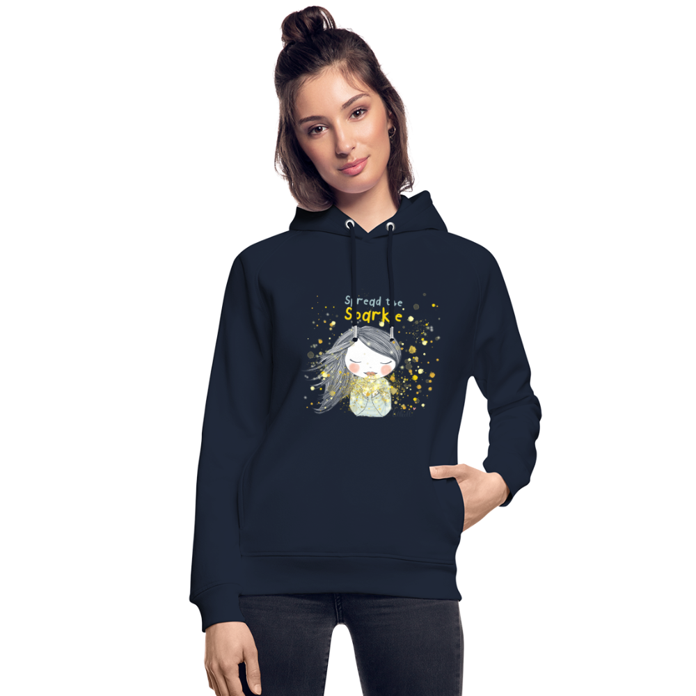 Spread the Sparkle - Unisex Bio-Hoodie - Navy