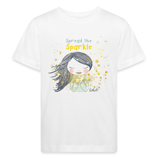 Spread the Sparkle - Kinder Bio-T-Shirt - weiß