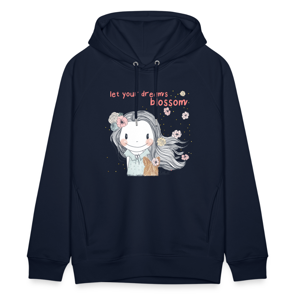 Let Your Dreams Blossom - Unisex Bio-Hoodie - Navy